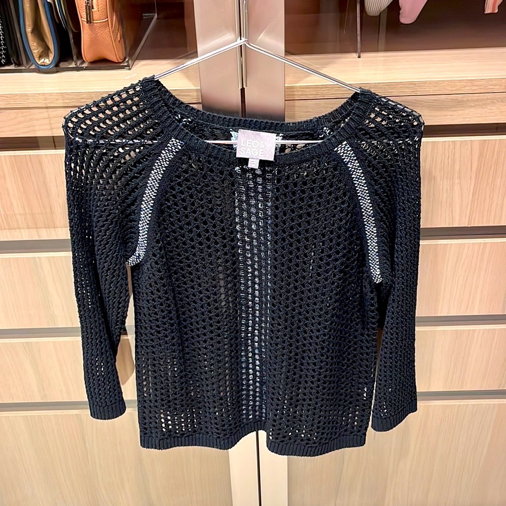 See through lightweight sweater